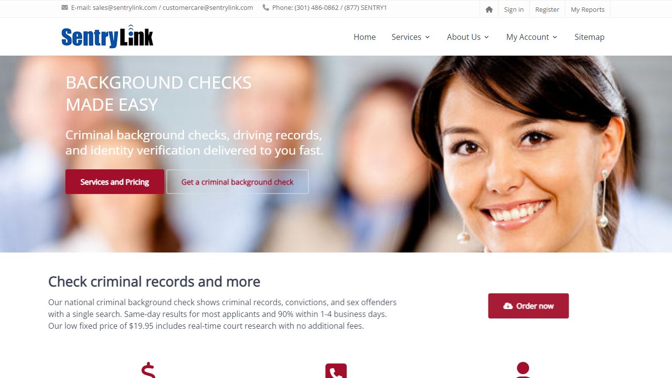 SentryLink - Pre Employment Background Checks and Tenant Screening